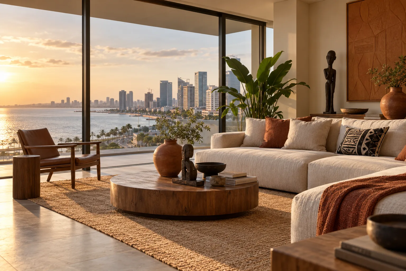 Imagem editorial gerada para a demonstração imobiliaria